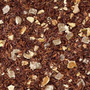 Rotbusch Ingwer Zitrone – loser Rotbuschtee mit kandierten Ingwerstücken und Zitronenschale